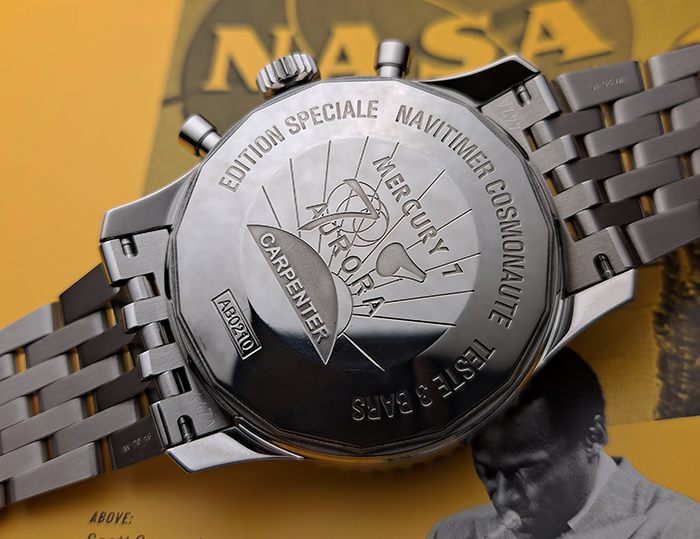 Breitling Cosmonaute 02 Limited Edition Mercury 7 Aurora Carpenter Ref. AB0210